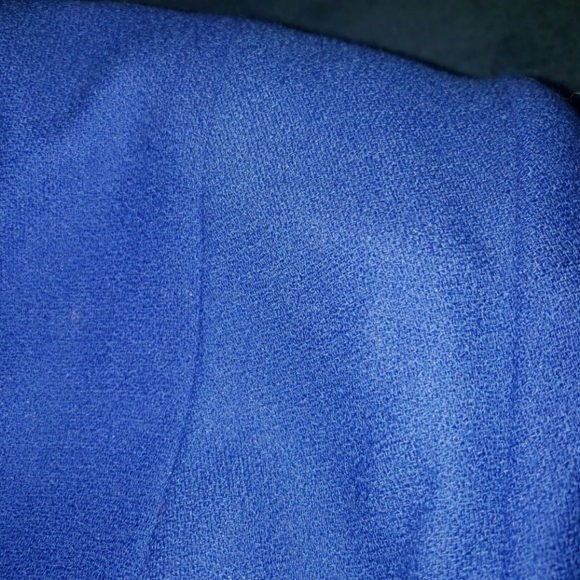 Lipton's Canada CA06161 VTG  Blue Dress Size 6 Pleated Back Chain Should… - Picture 5 of 10